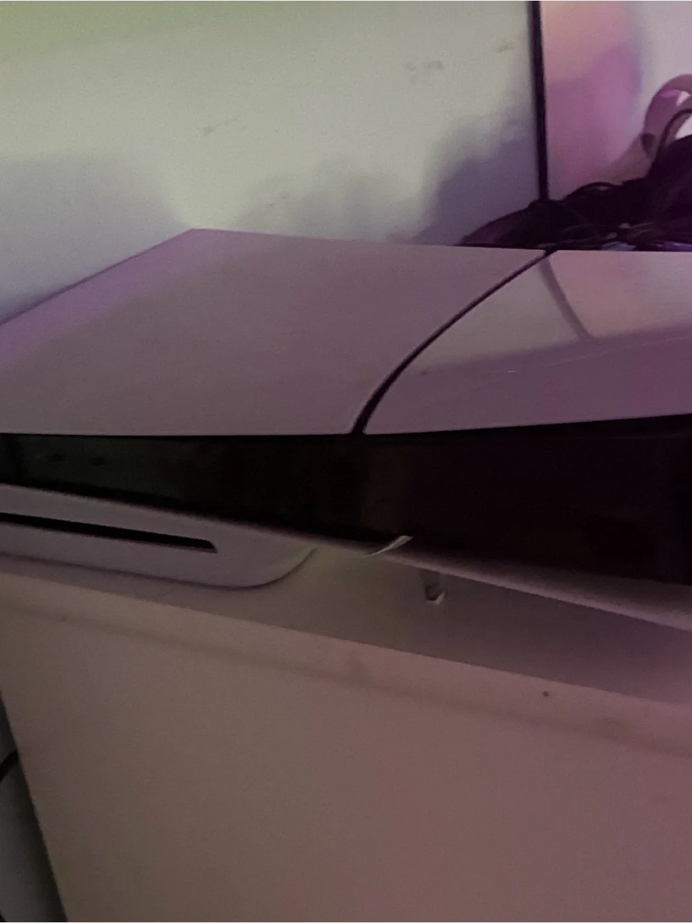 Sony White PlayStation 5 Slim Console with Black Accents